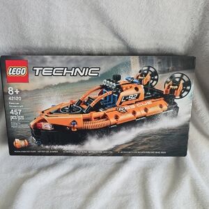 LEGO Technic Orange Rescue Hovercraft Set with Black & Blue Accents